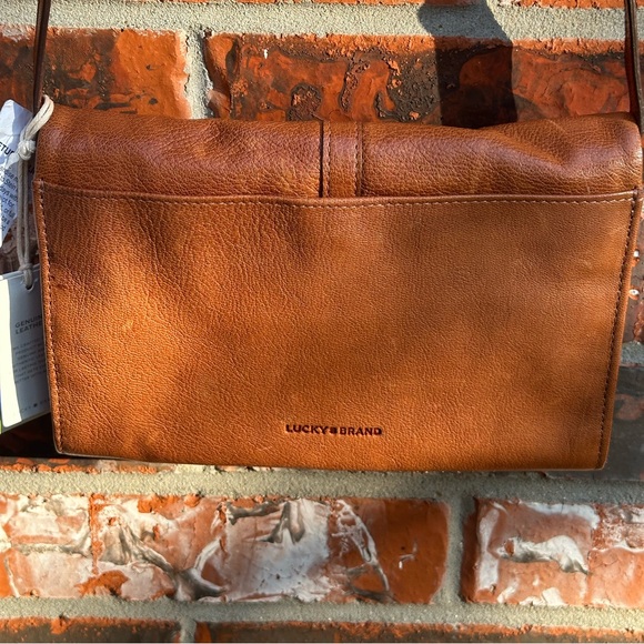 Lucky Brand Genuine Leather Crossbody Bag with Secret Compartment - Picture 2 of 14